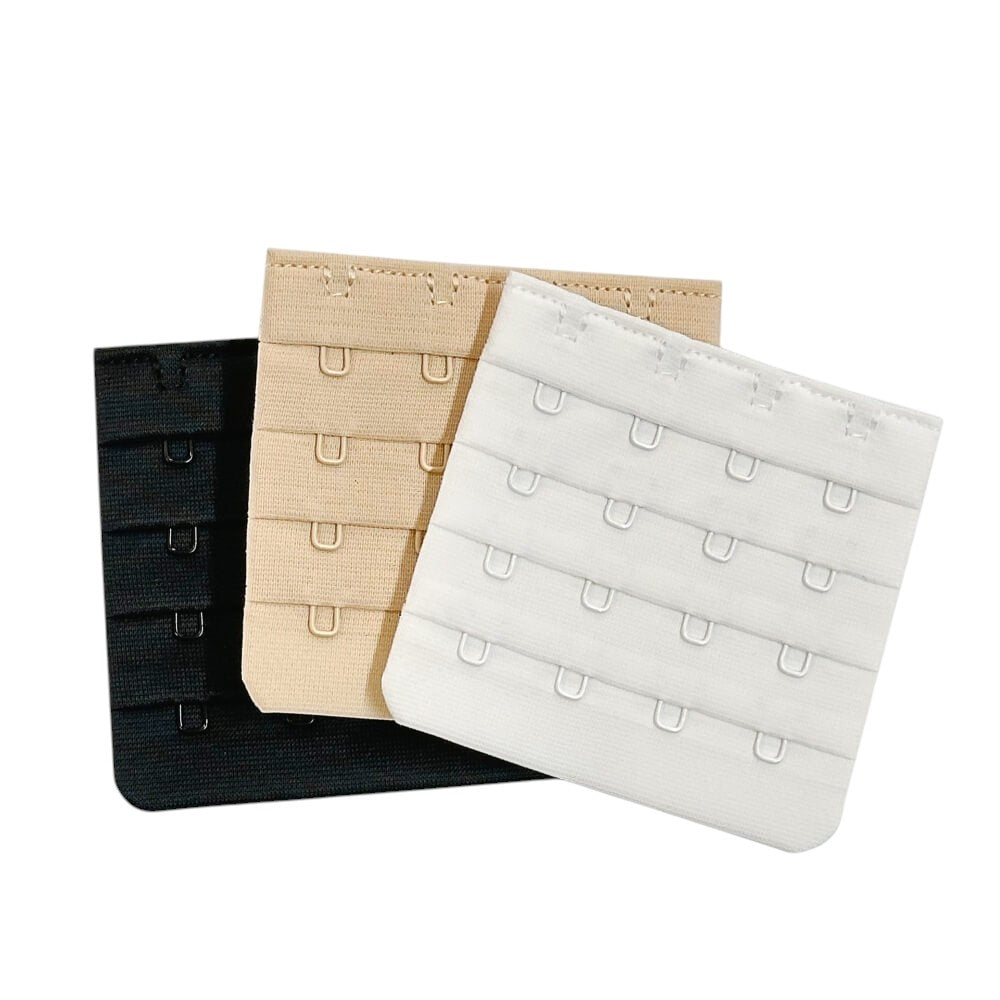Lot de 3 rallonges de soutien-gorge à triple agrafage