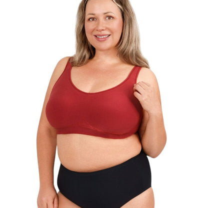 Soutien-gorge sans armatures qui remonte naturellement la poitrine (confort absolu)