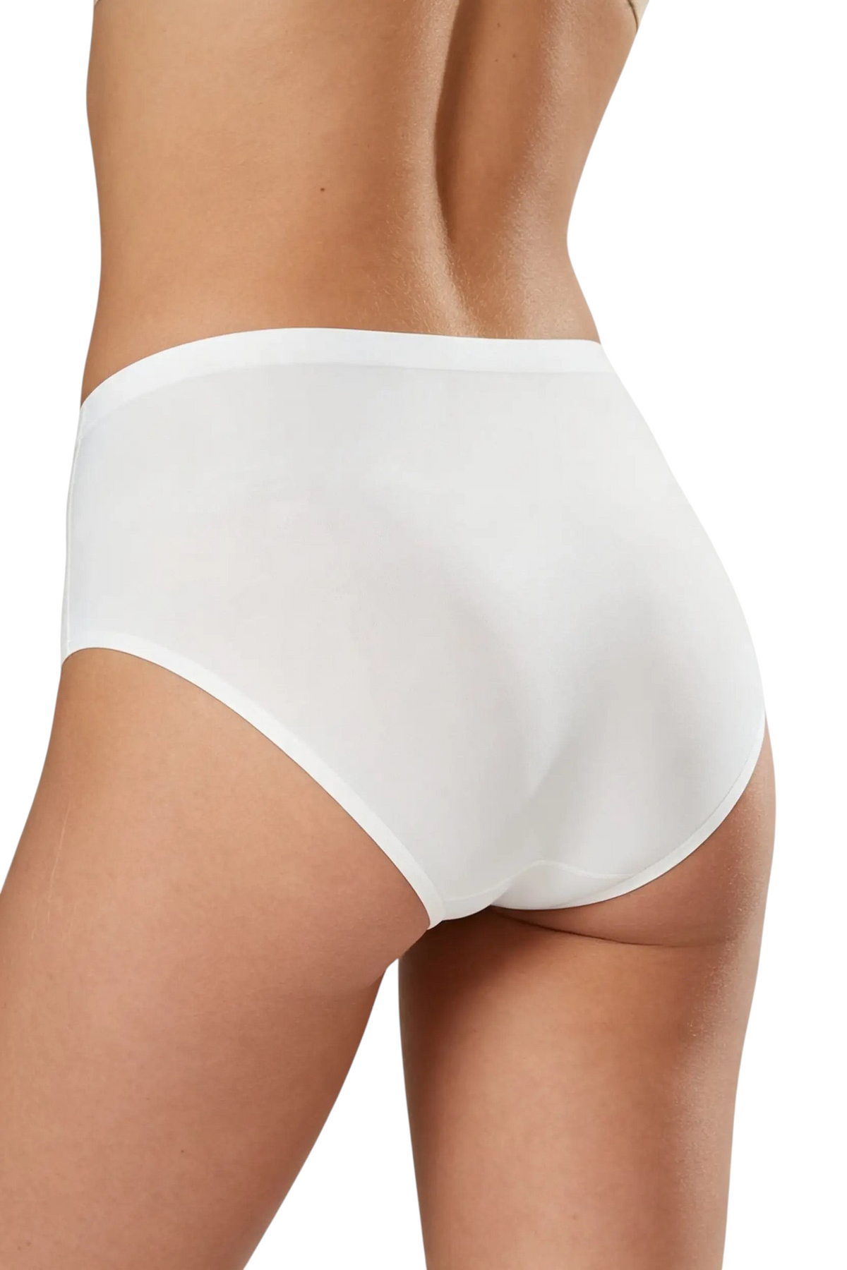 Culotte JOY-STYLE Seamless Soft blanche en tissu extensible ultra-doux pour un fini lisse sans démarcation