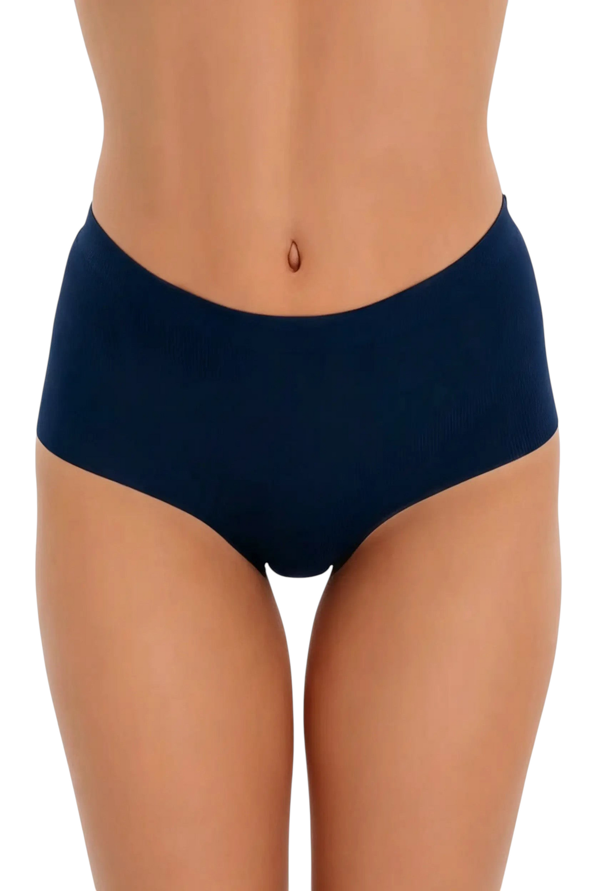 Culotte JOY-STYLE Seamless Soft bleu marine en tissu extensible ultradoux pour une finition lisse sans démarcation