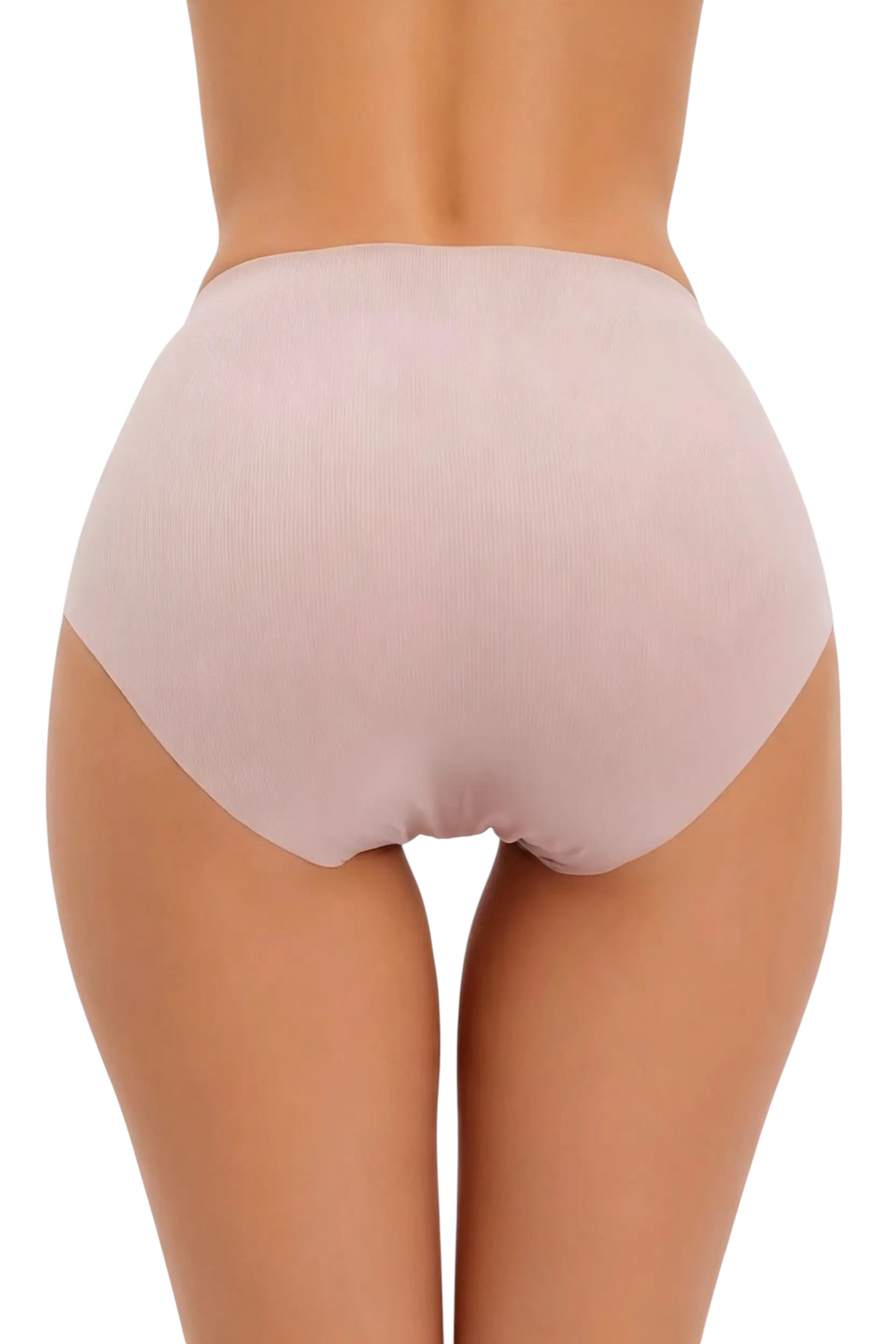 Culotte JOY-STYLE Seamless Soft beige en tissu extensible offrant une finition lisse et invisible sous les vêtements