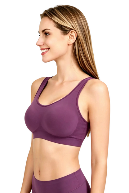 Soutien-gorge JOY-STYLE Curve Secret violet sans armatures avec rembourrage léger pour un maintien optimal