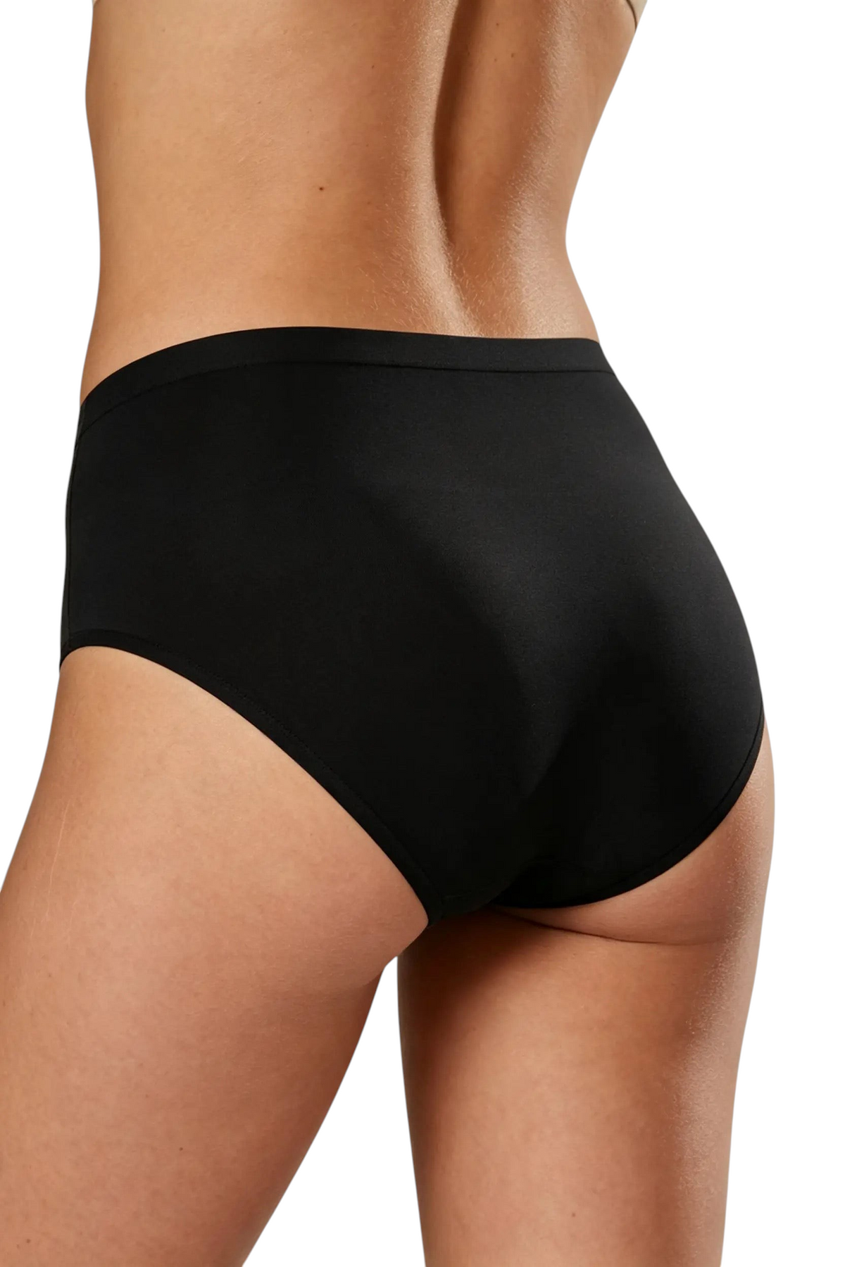 Culotte JOY-STYLE Seamless Soft noire en tissu extensible offrant une finition lisse et invisible sous les vêtements