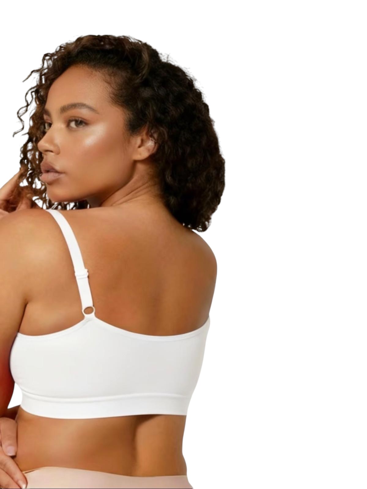 Soutien-gorge sans armatures qui remonte naturellement la poitrine.